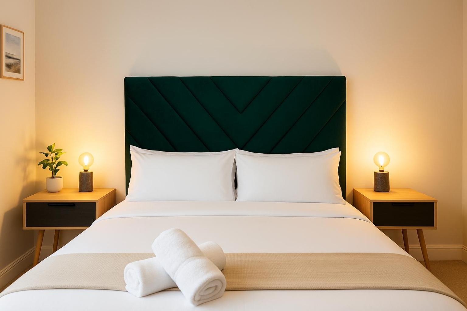 Apartment Modern + King Size Bed + Garden